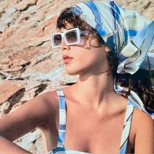 Cult Gaia Hera Sunglasses, white, RARE & Hard to find!